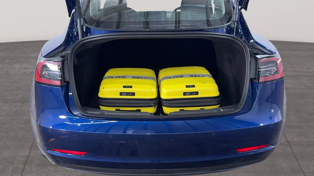 2022 Tesla Model 3 Rear-wheel Drive, Automatic, 65717 km, Boot Inside View with Luggage