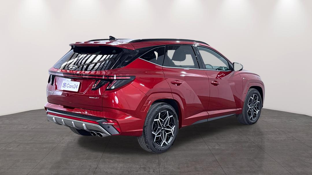 2023 Hyundai Tucson Highlander N Line (AWD), Automatic, 20400 km, Right Back Diagonal (45- Degree) View