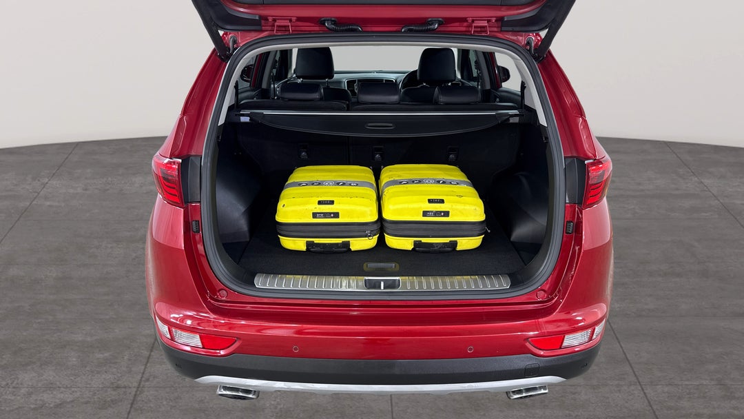 2017 Kia Sportage Gt-line (AWD), Automatic, 131743 km, Boot Inside View with Luggage