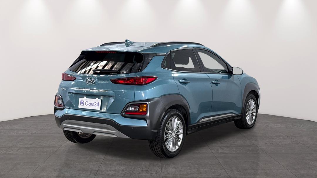 2019 Hyundai Kona Elite (FWD), Automatic, 117132 km, Right Back Diagonal (45- Degree) View