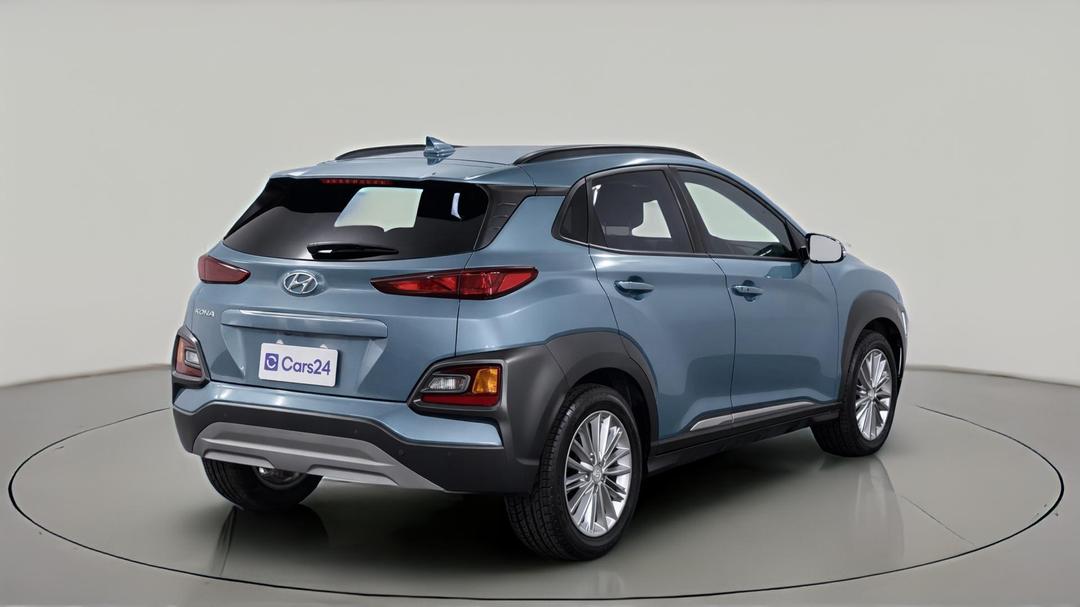 2019 Hyundai Kona Elite (FWD), Automatic, 117132 km, Right Back Diagonal (45- Degree) View