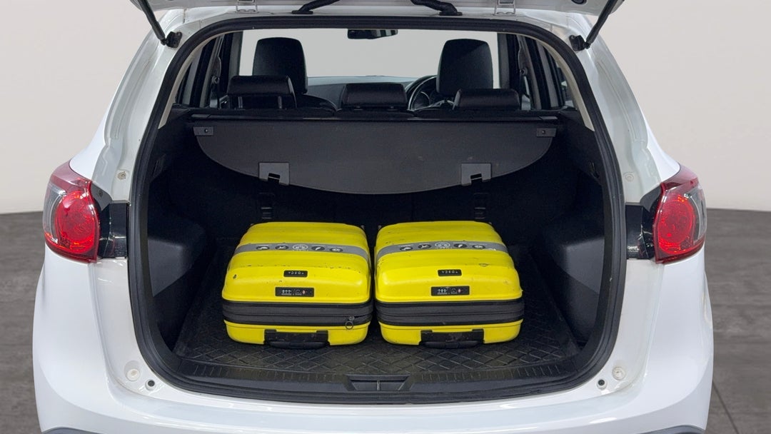Boot Inside View with Luggage