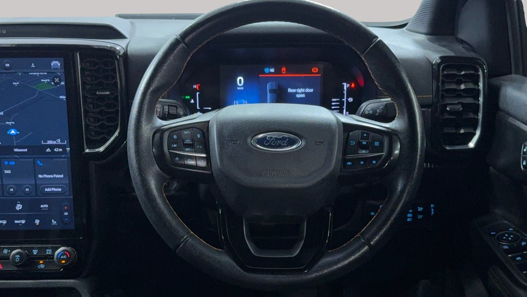 2022 Ford Ranger Wildtrak 3.0 (4x4), Automatic, 48944 km, Steering Wheel Close-up