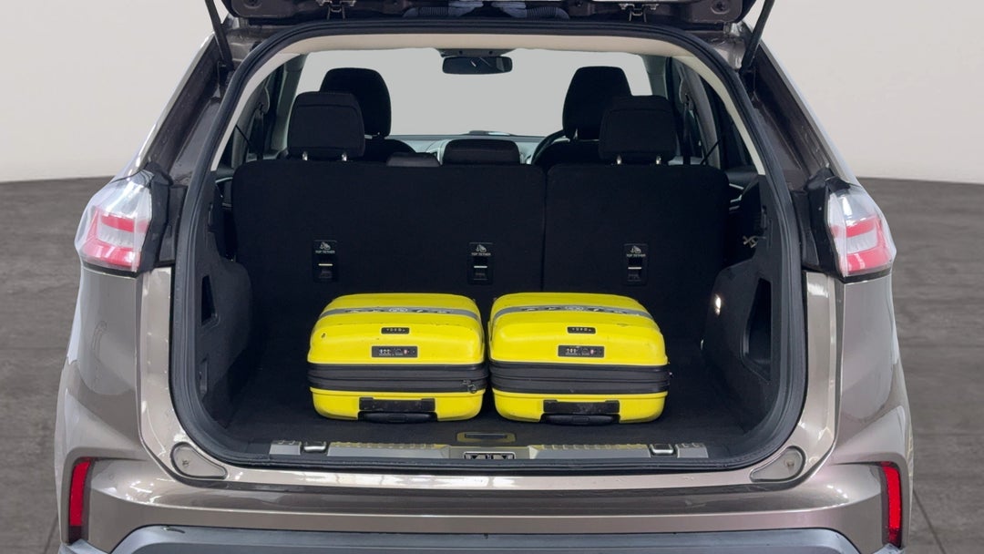 Boot Inside View with Luggage