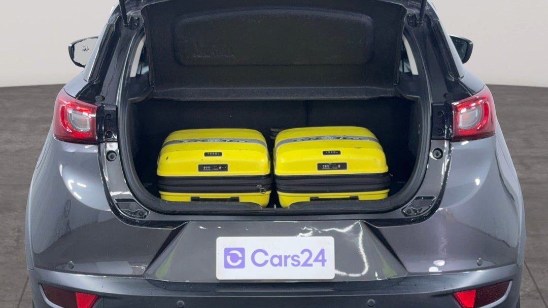 Boot Inside View with Luggage