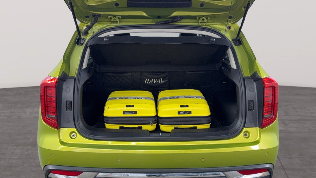 Boot Inside View with Luggage