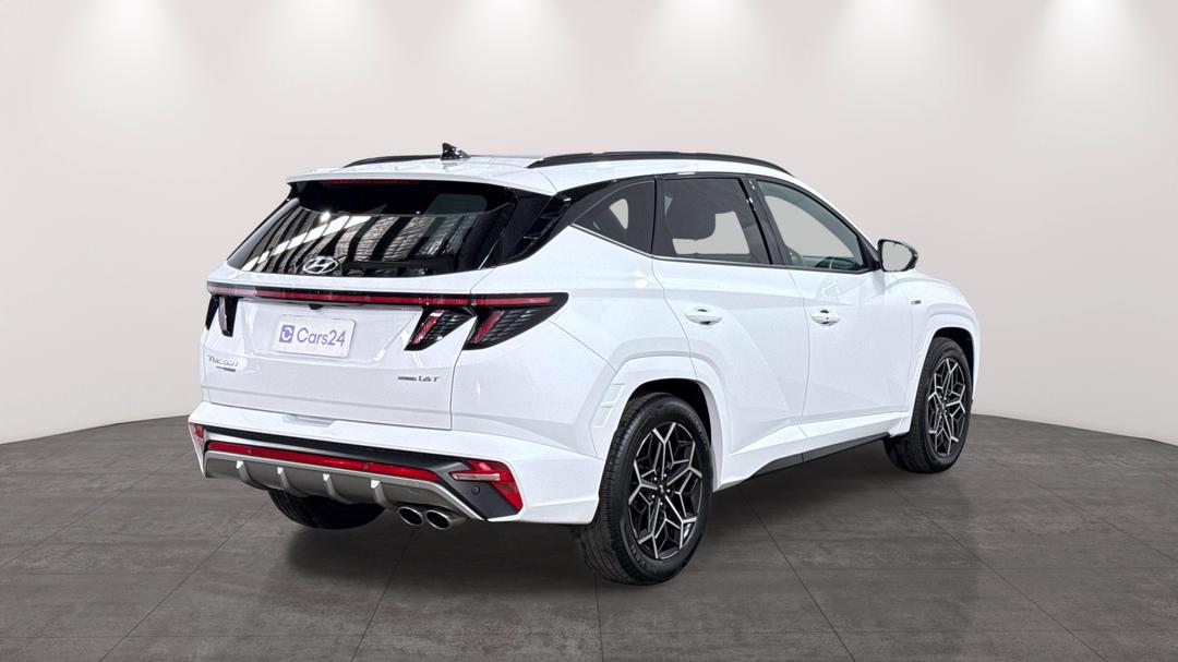 2023 Hyundai Tucson Highlander N Line (AWD), Automatic, 25244 km, Right Back Diagonal (45- Degree) View