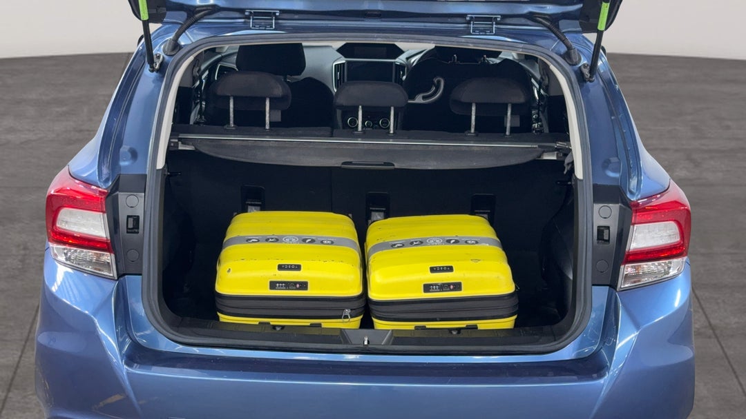 Boot Inside View with Luggage