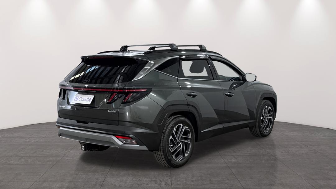 2025 Hyundai Tucson Premium Hybrid (AWD), Automatic, 2546 km, Right Back Diagonal (45- Degree) View