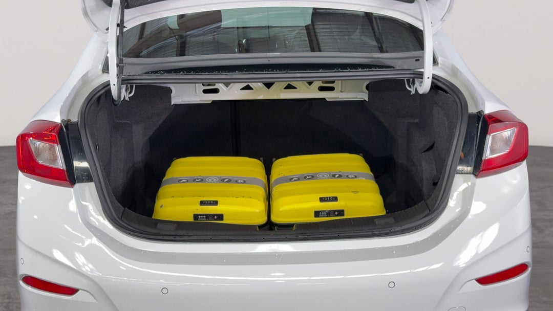 Boot Inside View with Luggage