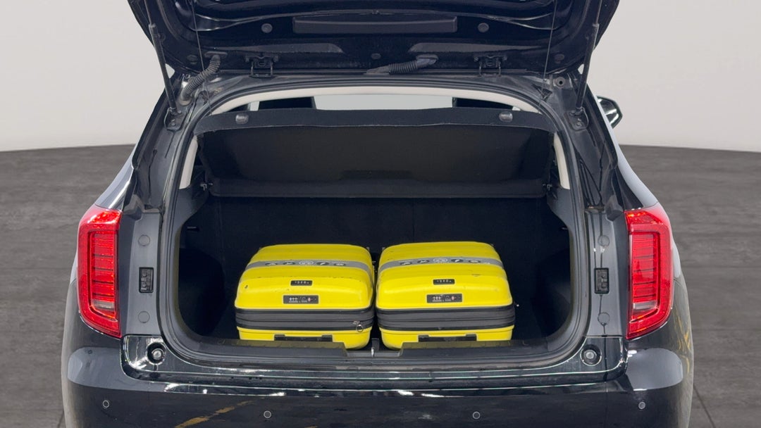 Boot Inside View with Luggage