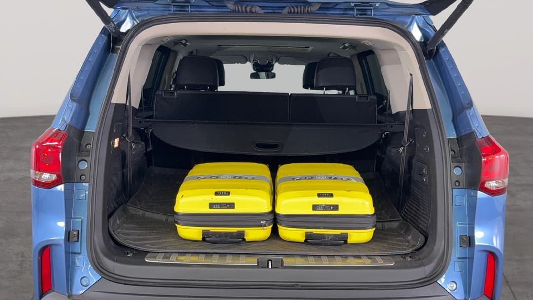 Boot Inside View with Luggage