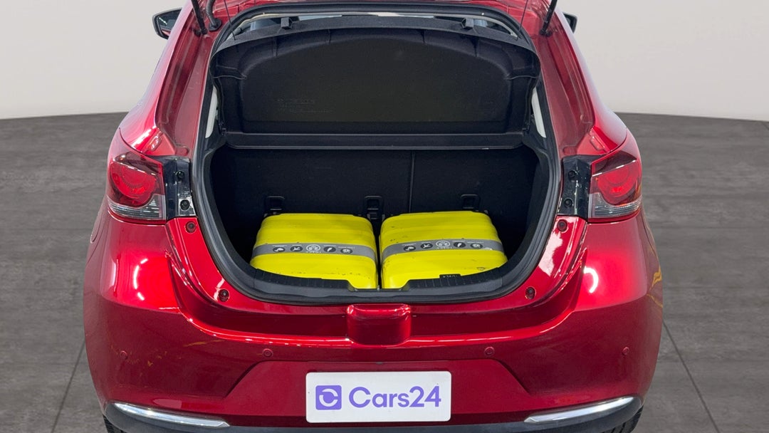 Boot Inside View with Luggage