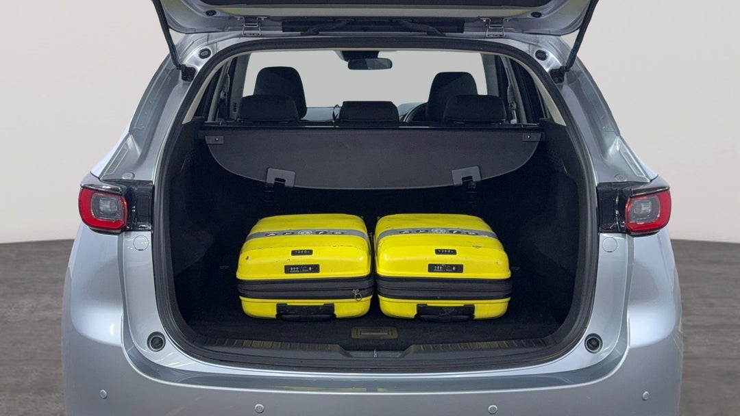 Boot Inside View with Luggage