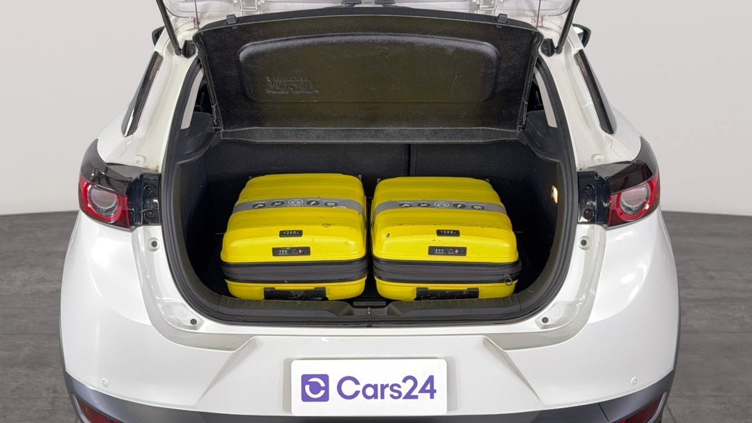 Boot Inside View with Luggage