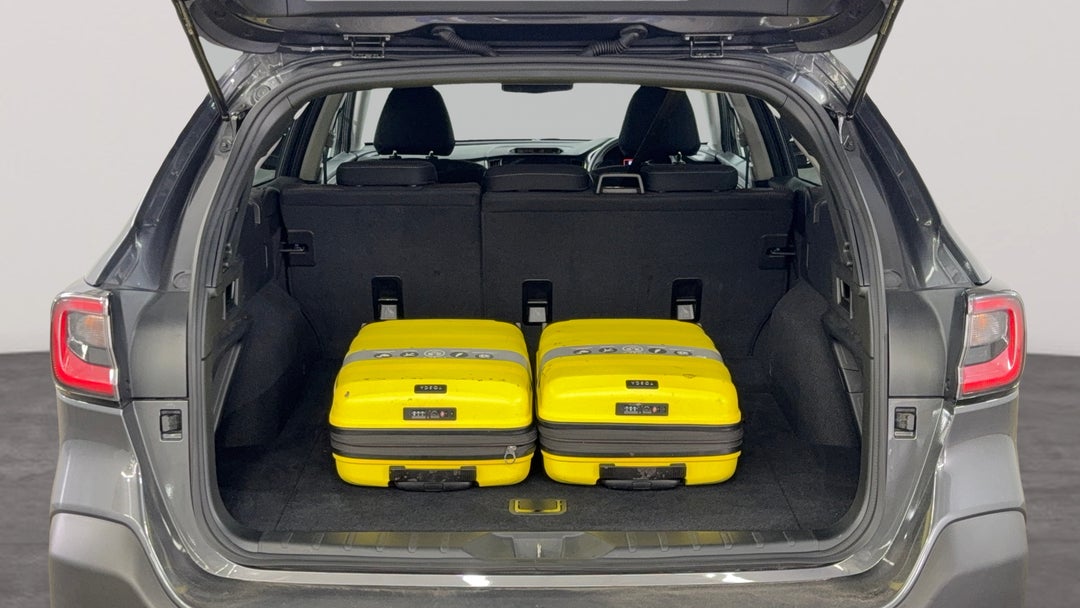 Boot Inside View with Luggage