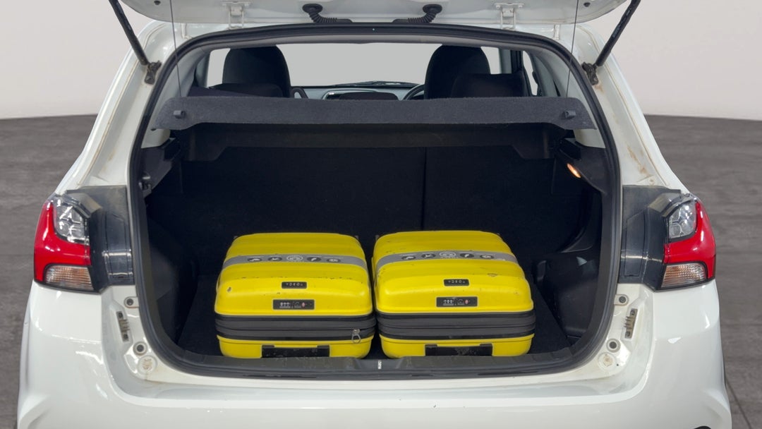 Boot Inside View with Luggage