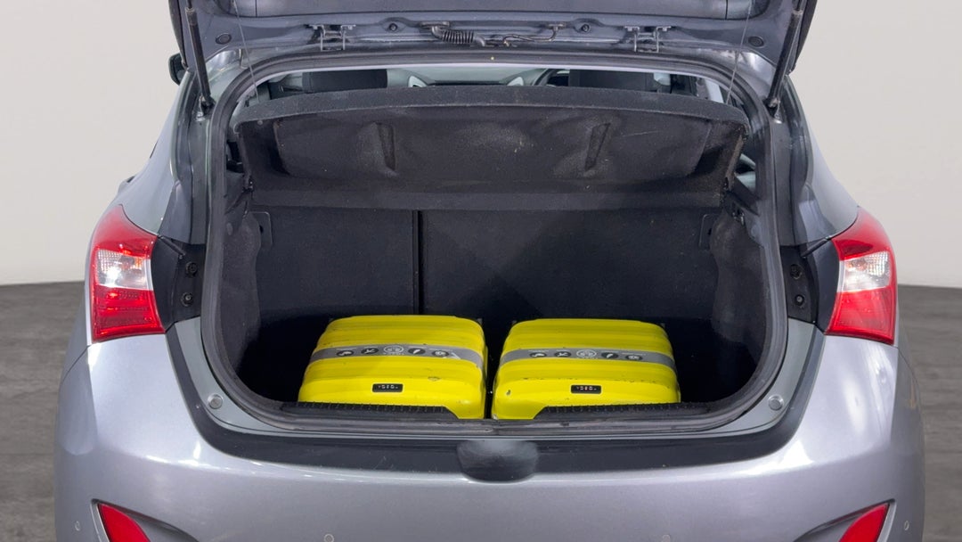 Boot Inside View with Luggage