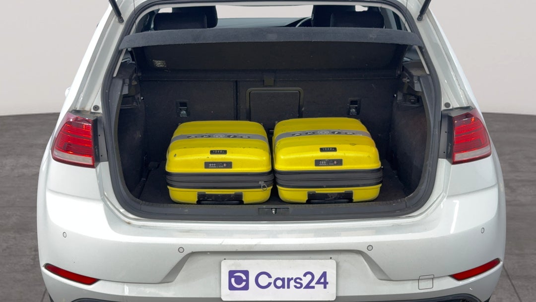 Boot Inside View with Luggage