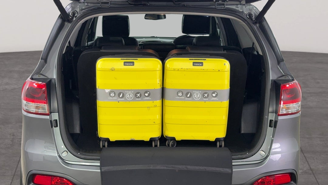 Boot Inside View with Luggage