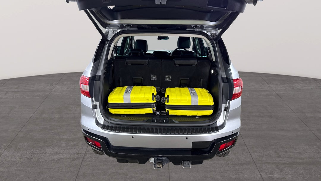 2021 Ford Everest Sport (4WD), Automatic, 95884 km, Boot Inside View with Luggage