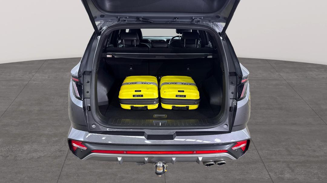 2023 Hyundai Tucson Highlander N Line (AWD), Automatic, 38688 km, Boot Inside View with Luggage