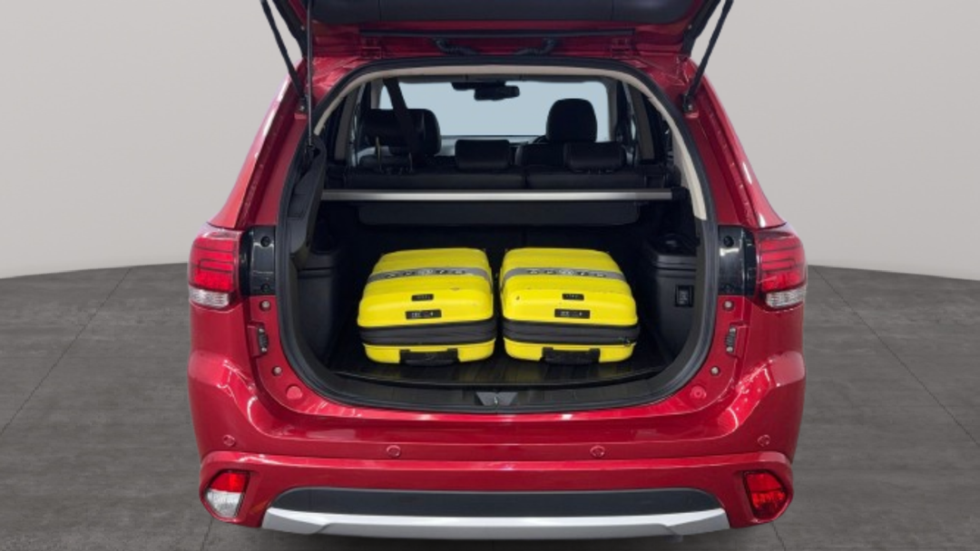 2017 Mitsubishi Outlander Exceed Phev, Automatic, 149436 km, Boot Inside View with Luggage