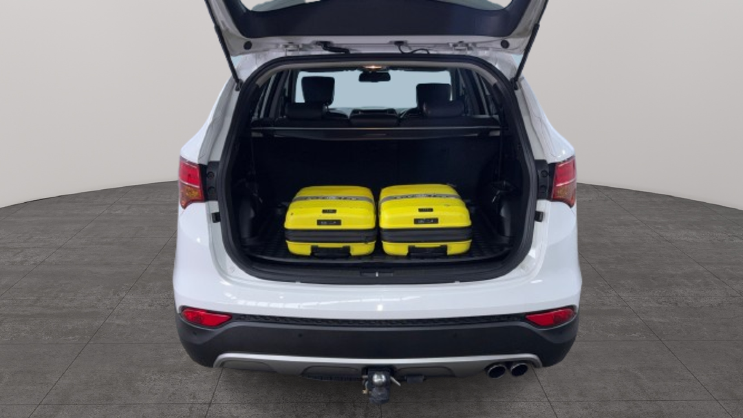 2013 Hyundai Santa Fe Highlander Crdi (4x4), Automatic, 140332 km, Boot Inside View with Luggage