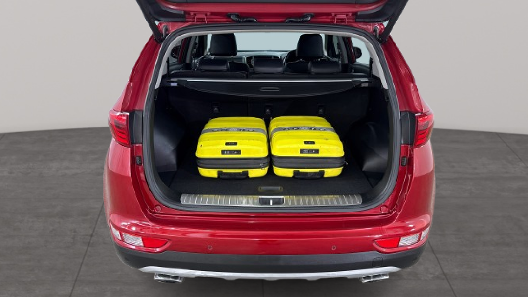 2017 Kia Sportage Gt-line (AWD), Automatic, 131743 km, Boot Inside View with Luggage