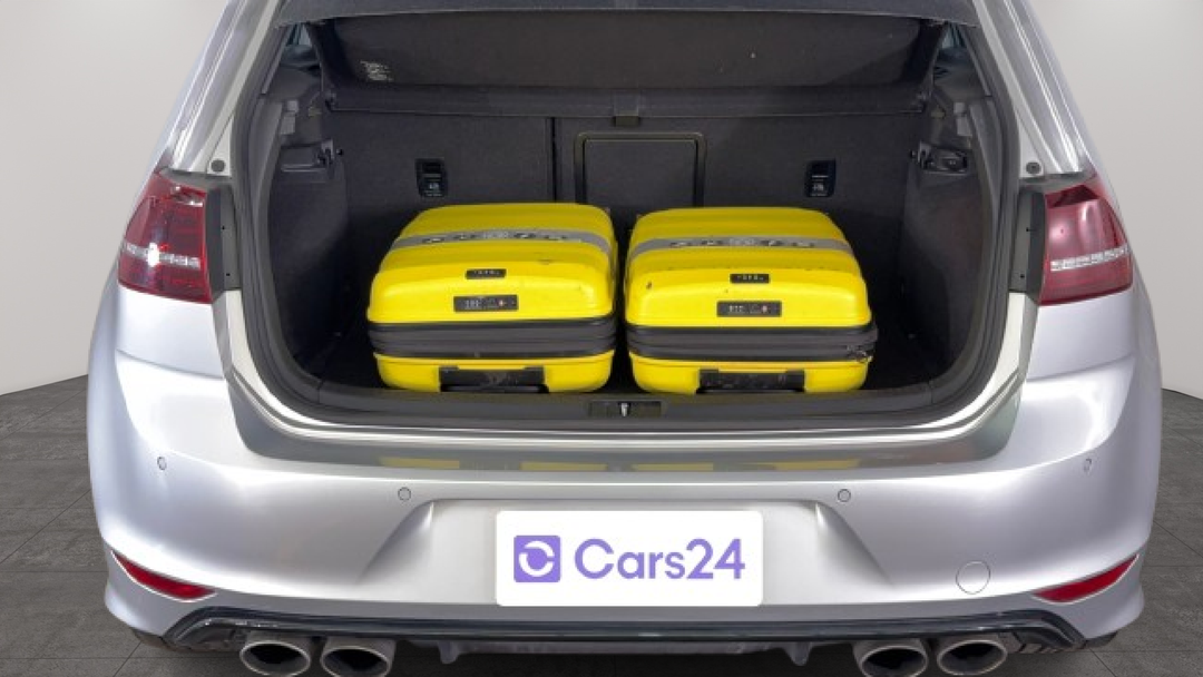 Boot Inside View with Luggage