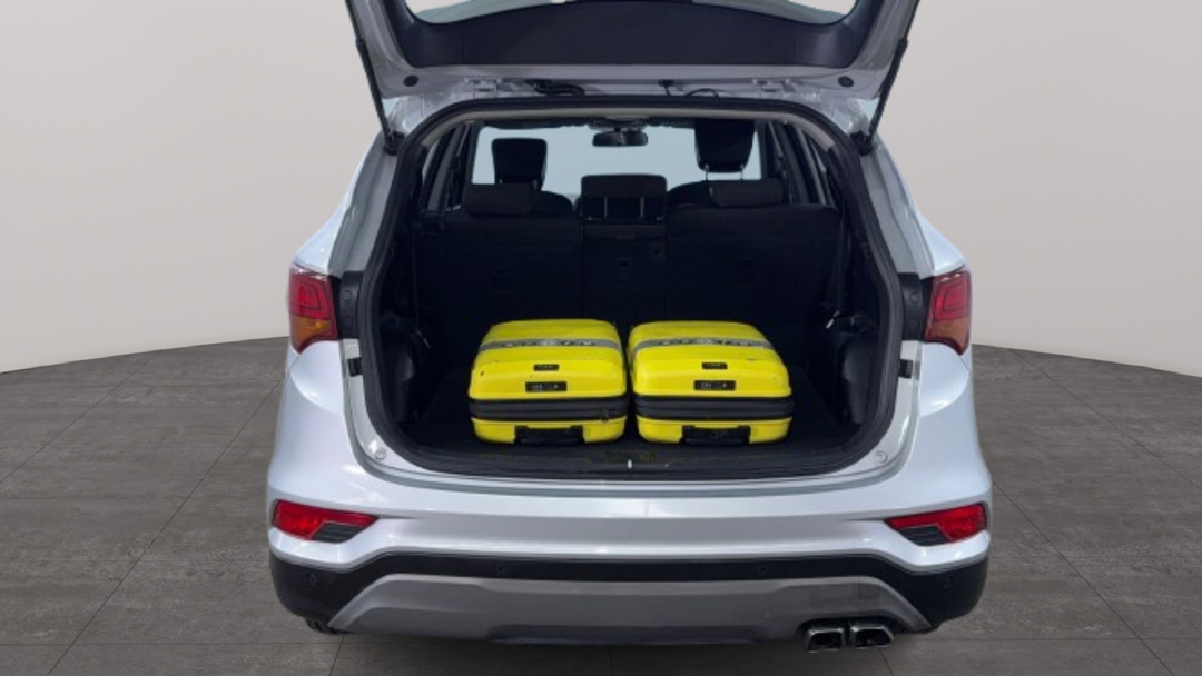 2017 Hyundai Santa Fe Active (4x4), Automatic, 107143 km, Boot Inside View with Luggage