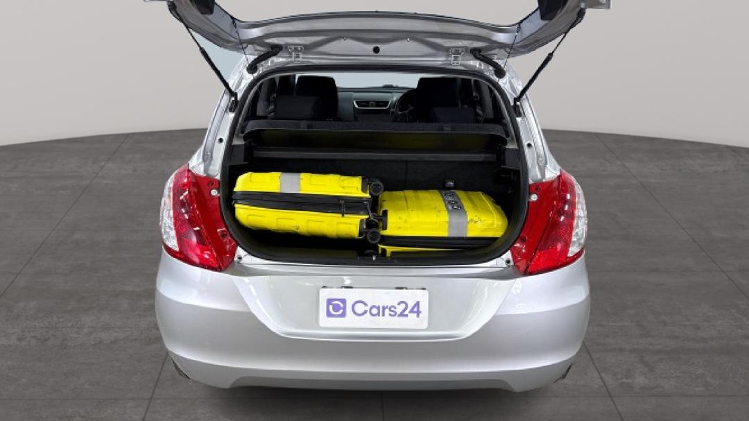 2015 Suzuki Swift Gl Navigator, Automatic, 64729 km, Boot Inside View with Luggage