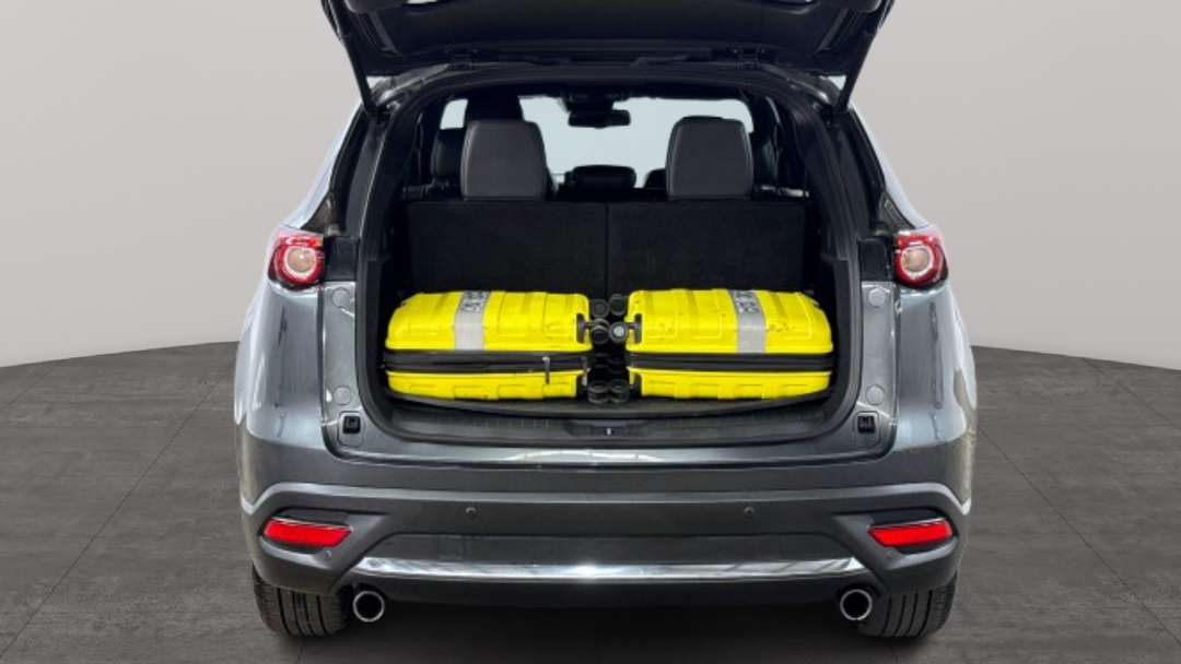 2018 Mazda CX-9 Azami (AWD), Automatic, 99428 km, Boot Inside View with Luggage