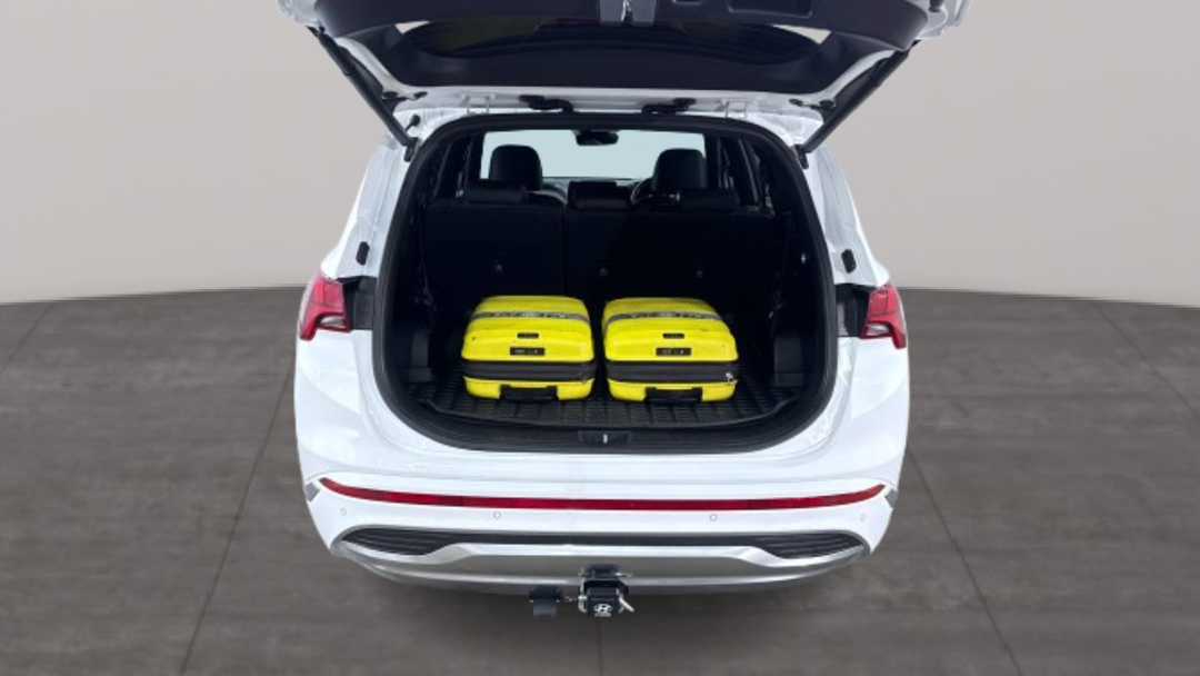 2023 Hyundai Santa Fe Highlander Crdi (AWD), Automatic, 38268 km, Boot Inside View with Luggage