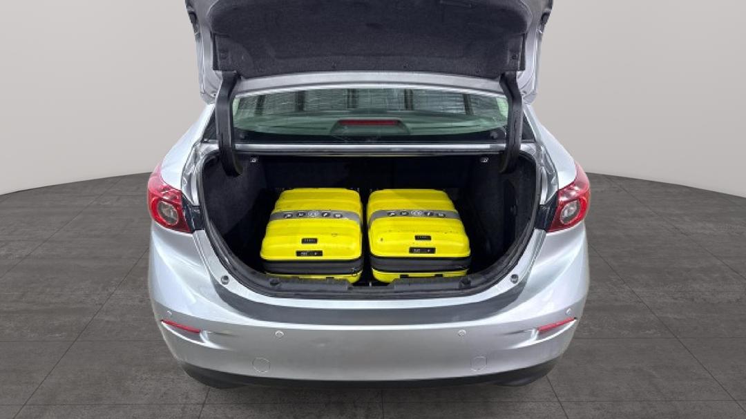 2016 Mazda 3 Maxx, Automatic, 135190 km, Boot Inside View with Luggage