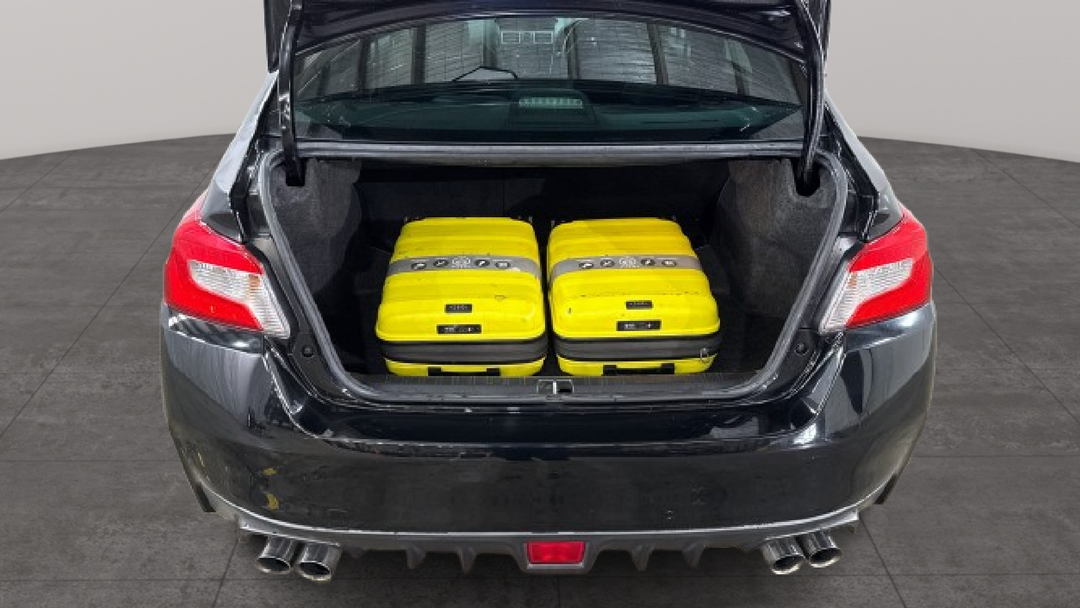 2015 Subaru WRX Premium (AWD), Manual, 92144 km, Boot Inside View with Luggage