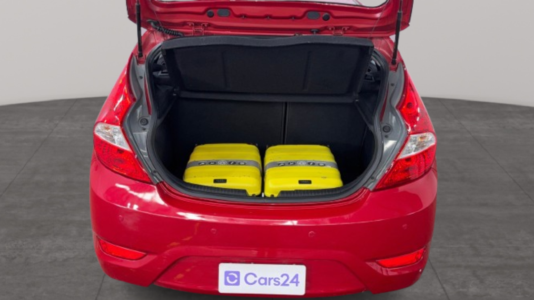 2016 Hyundai Accent Active, Manual, 99458 km, Boot Inside View with Luggage