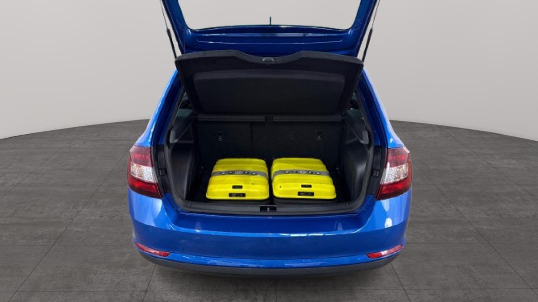 2018 SKODA Rapid Spaceback 92 Tsi, Automatic, 52040 km, Boot Inside View with Luggage