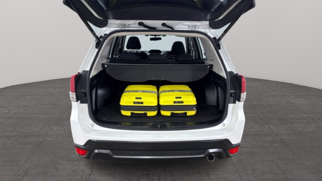 2021 Subaru Forester 2.5i Premium (AWD), Automatic, 54638 km, Boot Inside View with Luggage