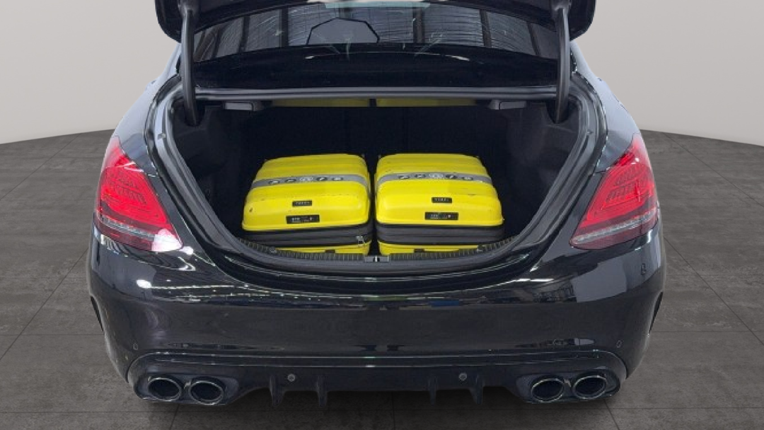 2020 Mercedes-amg C 43, Automatic, 65070 km, Boot Inside View with Luggage