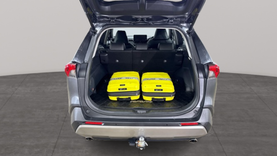 2022 Toyota RAV4 Cruiser (AWD) Hybrid, Automatic, 34669 km, Boot Inside View with Luggage