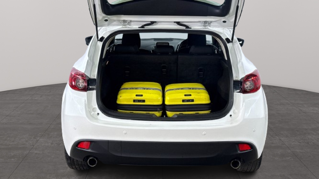 2015 Mazda 3 Neo, Automatic, 148362 km, Boot Inside View with Luggage