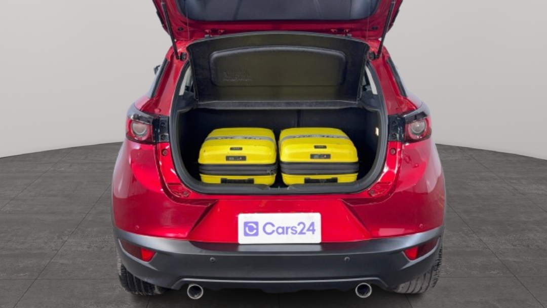 2024 Mazda CX-3 G20 Evolve, Automatic, 1086 km, Boot Inside View with Luggage