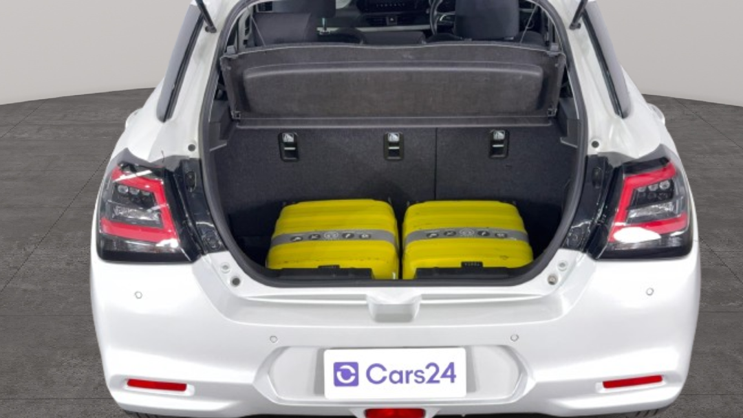 Boot Inside View with Luggage