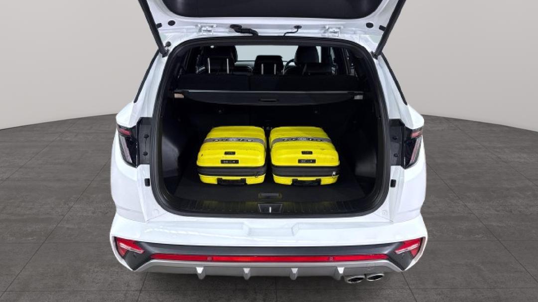 2023 Hyundai Tucson Highlander N Line (AWD), Automatic, 36712 km, Boot Inside View with Luggage