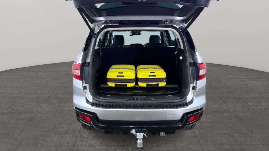 2021 Ford Everest Sport (4WD), Automatic, 81753 km, Boot Inside View with Luggage