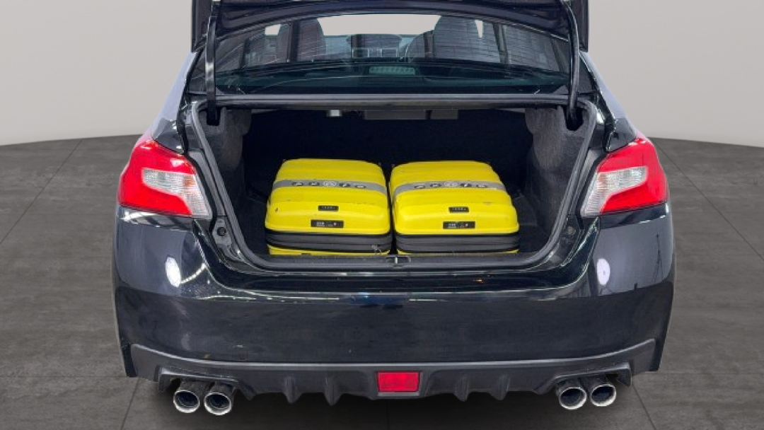 2017 Subaru WRX Premium (AWD), Manual, 132783 km, Boot Inside View with Luggage