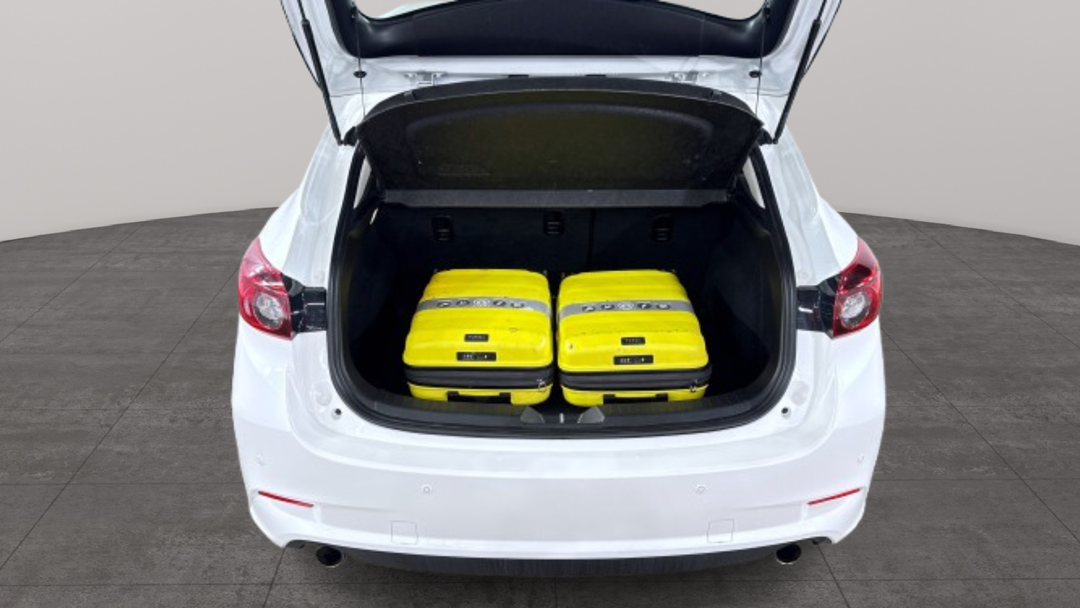 2017 Mazda 3 Sp25, Automatic, 131162 km, Boot Inside View with Luggage