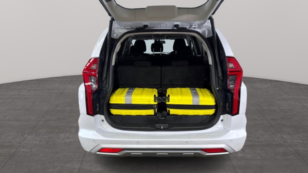 2021 Mitsubishi Pajero Sport Gls (4x4) 7 Seat, Automatic, 71687 km, Boot Inside View with Luggage