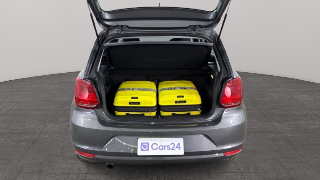 2015 Volkswagen Polo 66 Tsi Trendline, Automatic, 62982 km, Boot Inside View with Luggage